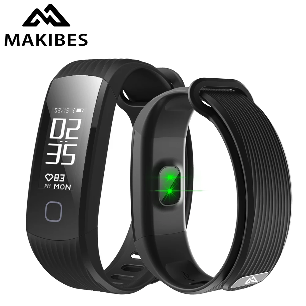 Makibes HR1 Bluetooth Smart Браслет Фитнес трекер Непрерывный монитор сердечного ритма 0 96