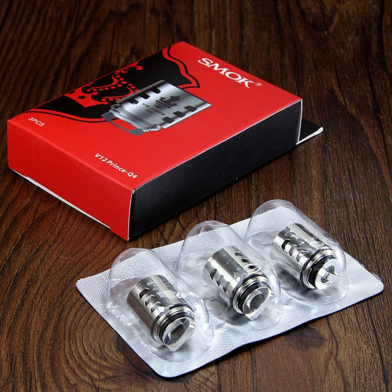 Оригинальный SMOK TFV12 Prince Coil V12 Q4 M4 X6 T10 Mesh dual mesh Core для PRINCE Tank Eletronic Cigarette
