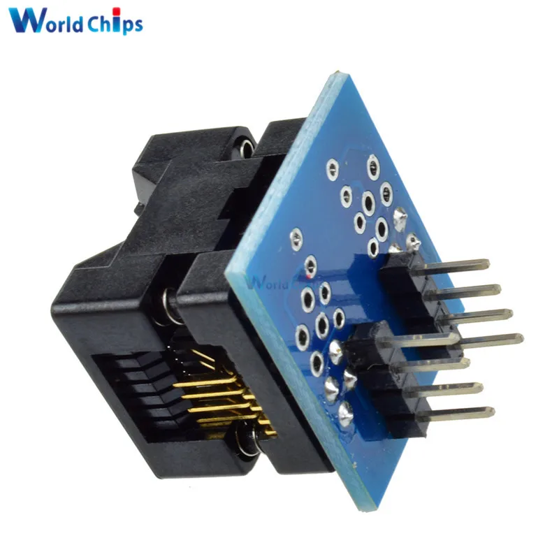 Diymore SOIC8 SOP8 К DIP8 адаптер программатора ЭЗ гнездо модуля преобразователя 150mil Лидер