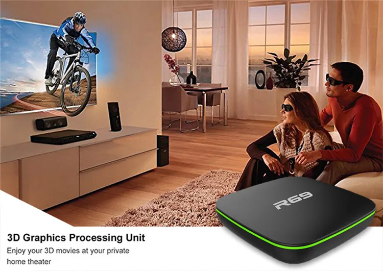 20 шт. R69 Smart Android 7 1 TV Box ГБ 8 2 4G Wifi Allwinner H3 четырехъядерный ТВ-приставка 1080P HD 3D