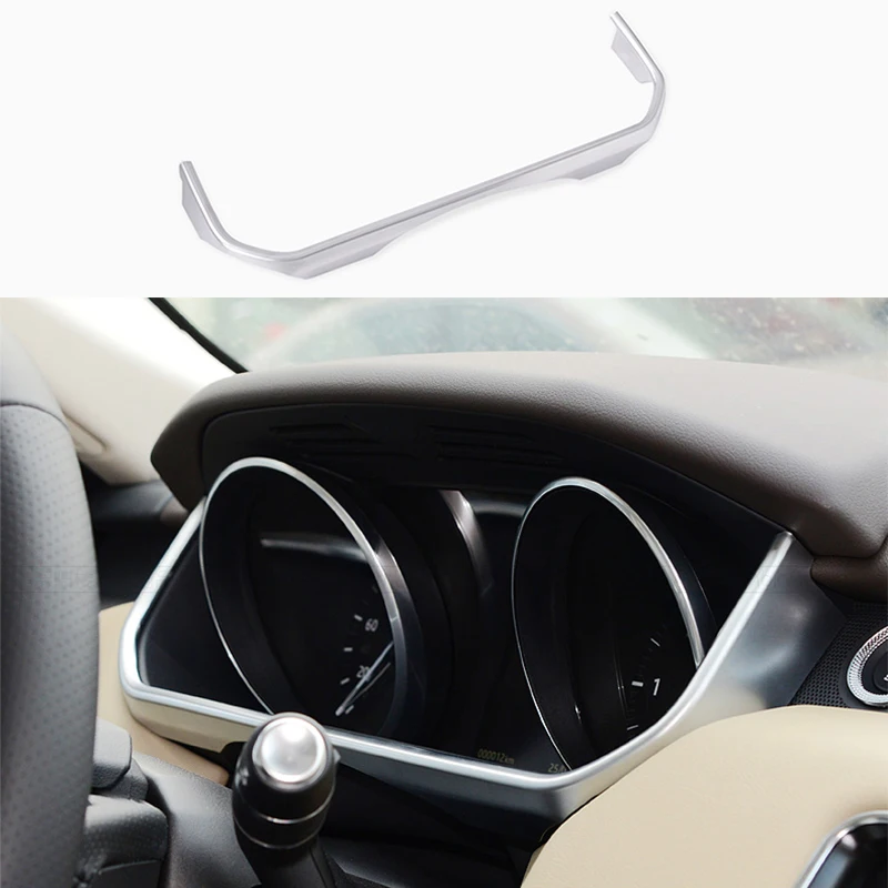 

Хромированная передняя приборная панель автомобильные аксессуары внутренняя крышка отделка рамка подходит для Land Rover Range Rover Sport 2014-2017