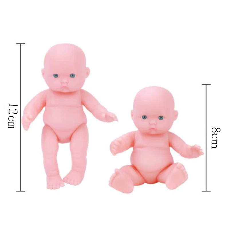 4 шт./партия милые kawaii Мини-куклы reborn baby Body inteiro de silicone dolls реалистичные куклы для