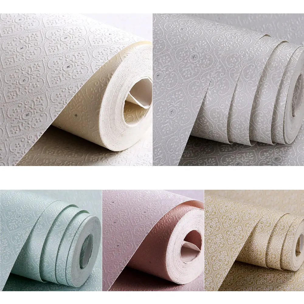 Европейская Дамасская спальня гостиная 3D тиснением ТВ нетканые обои