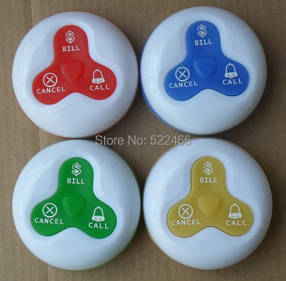 Ресторанная Беспроводная настольная колокольная система CE прошла ресторанное