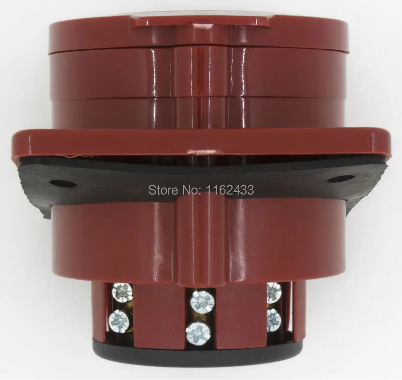 Трехфазный брызгозащищенный промышленный монтажный разъем 32A 3P N E 5 pin 220 380V/240 415V