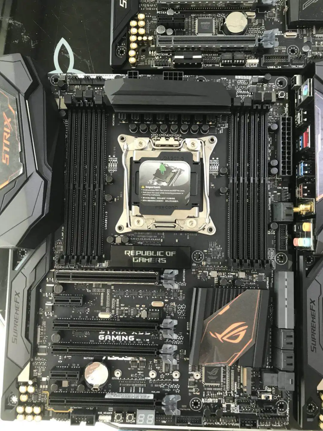 Asus ROG strix X99 настольных игр материнской разъем LGA 2011-v3 i7 X DDR4 128G ATX UEFI BIOS оригинальный