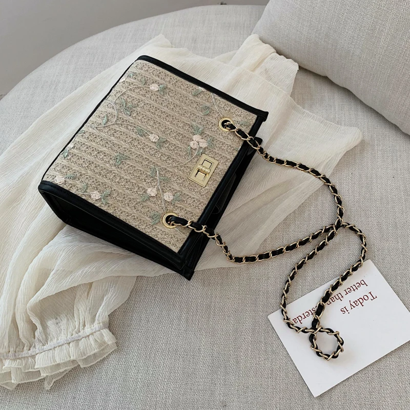 Европейская и американская мода простая коробка женская дизайнерская сумка