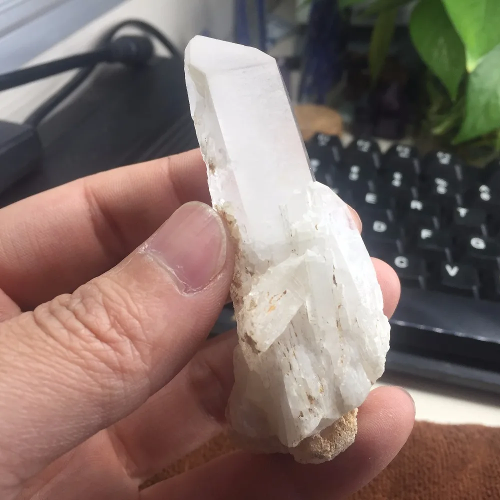 60g Natural Skeleton Quartz Crystal Stone Healing Minerals Wand Specimen #BH1044 | Дом и сад