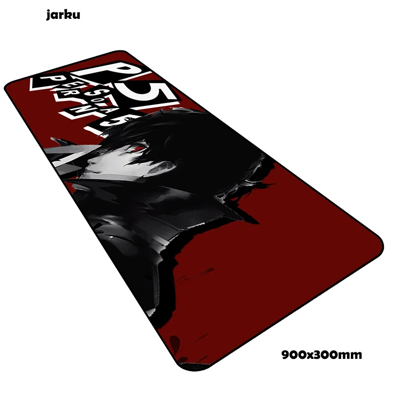 Size 900x300x2mm Persona 5 Коврик для мыши 900x300 мм Коврик для компьютерной мыши игровые аксессуары популярные игровые коврики и чехлы игры pc gamer - Цвет: Size 900x300x2mm