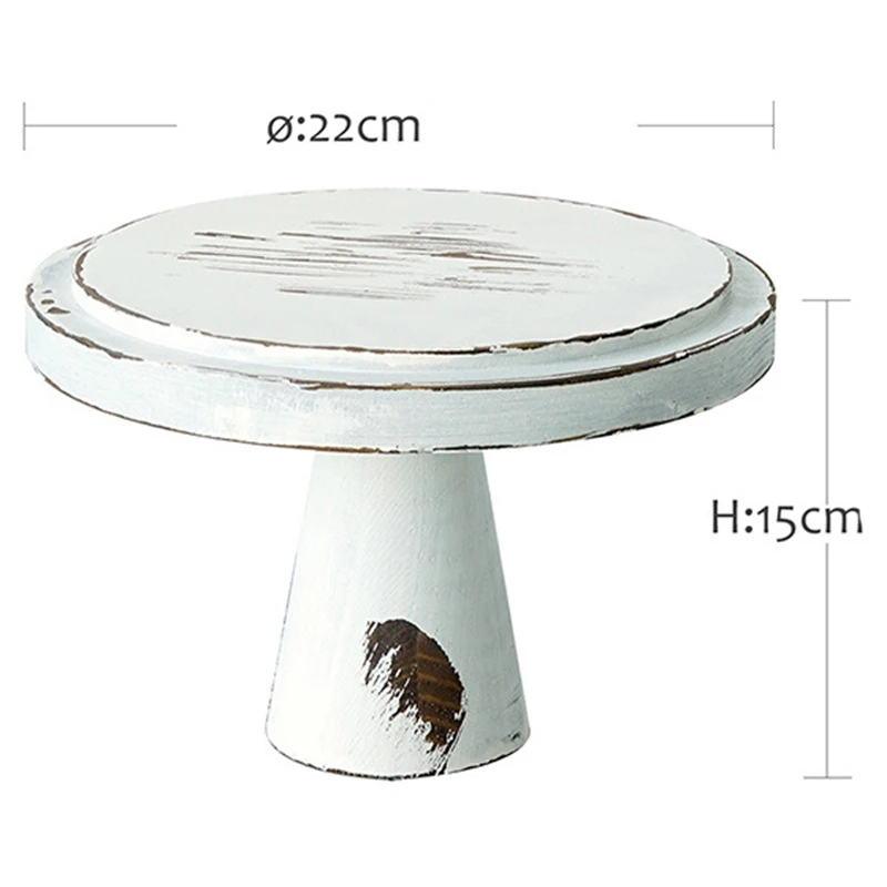 Винтажные подставки для торта Sweetgo из белого дерева декоративные стеллажи