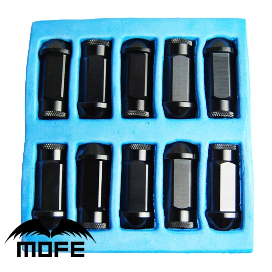 Mofe 20 шт./компл. 50 мм Колесные гайки универсальные JDM гоночные расширенные колесные