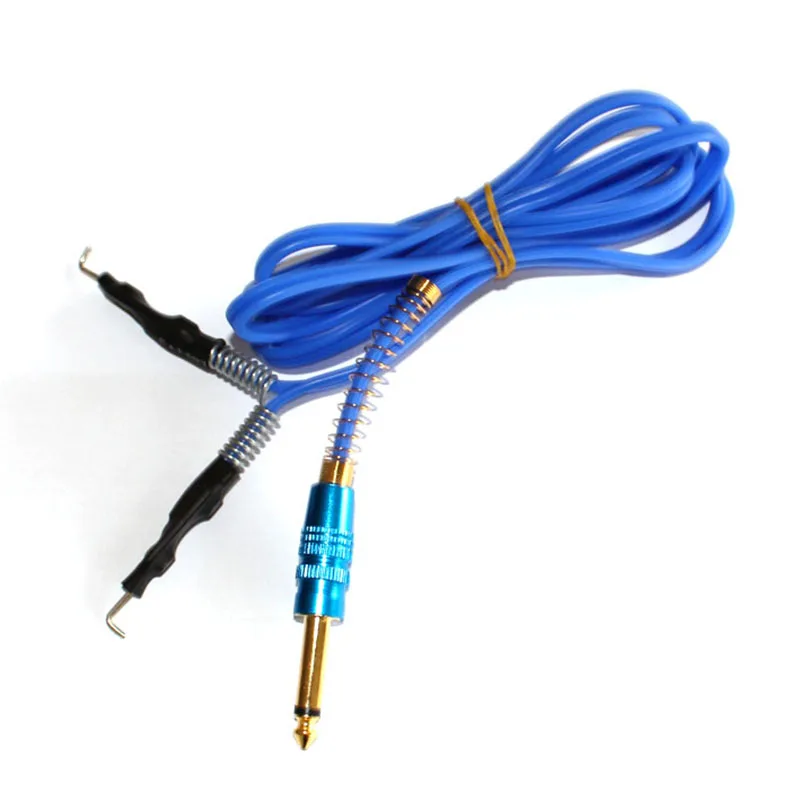 2 м силиконовый гибкий шнур для тату зажима источника питания провод кабель