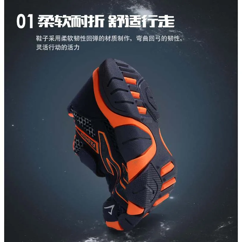 Кроссовки для мальчиков и девочек летние амортизирующие с мягкой резиновой