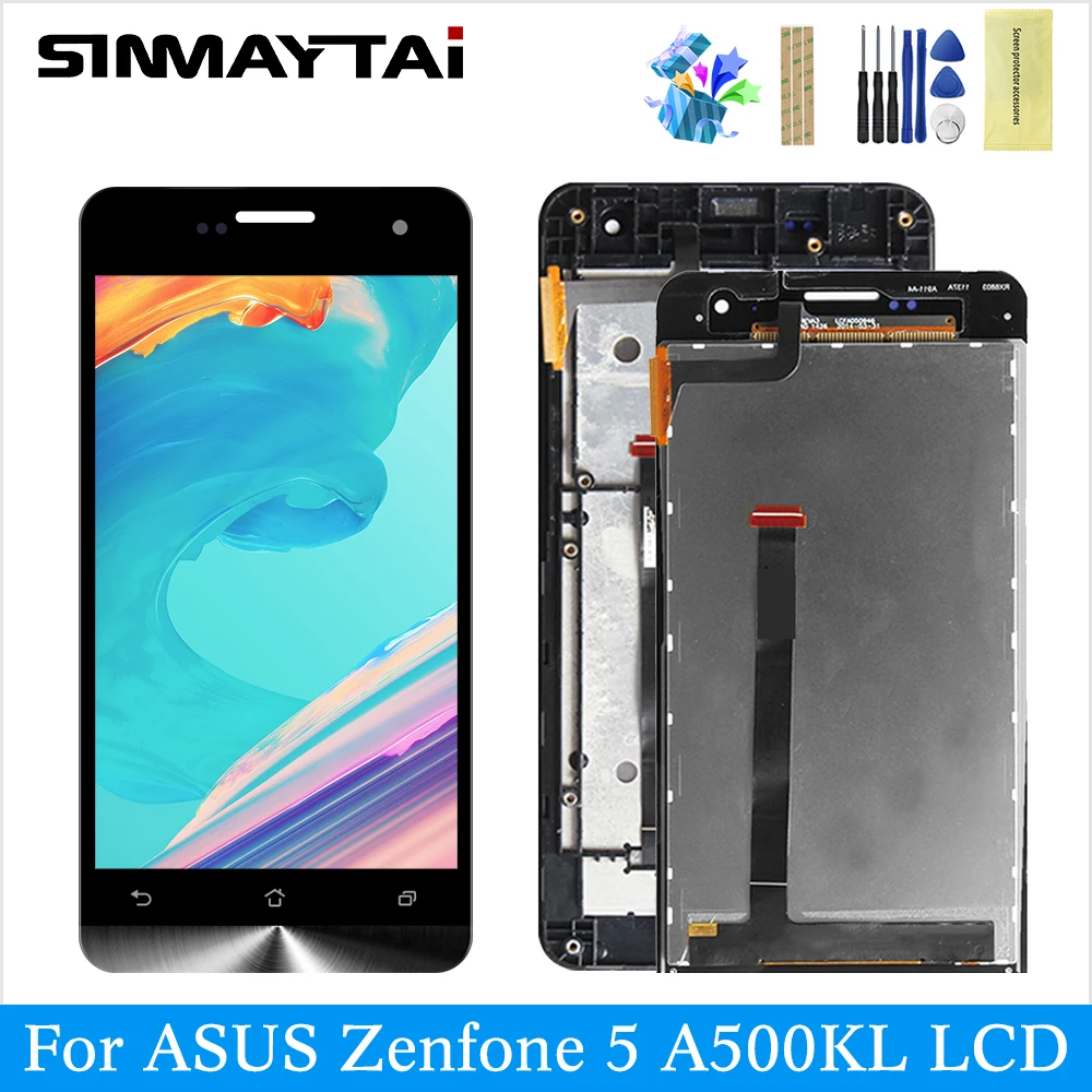 Для Asus Zenfone 5 ЖК дисплей T00J A500C GA501CG матричный сенсорный экран дигитайзер сборка
