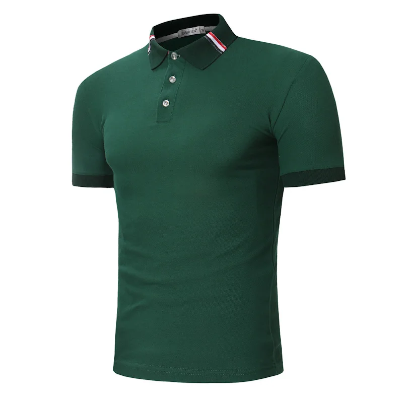 Новое поступление Мужская рубашка поло размера плюс 3XL брендовая мужская летняя