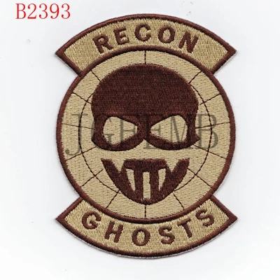 B2393 NSWDG DEVGRU Seal Team 6 Ghosts Recon morale тактический военный вышитый патч - Цвет: B2393