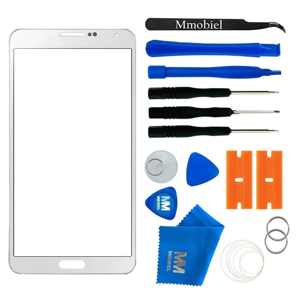 MMOBIEL для samsung Galaxy Note 3 Белый Черный Переднее стекло Сенсорная панель экран дигитайзер дисплей Ремонт Инструменты 12 шт