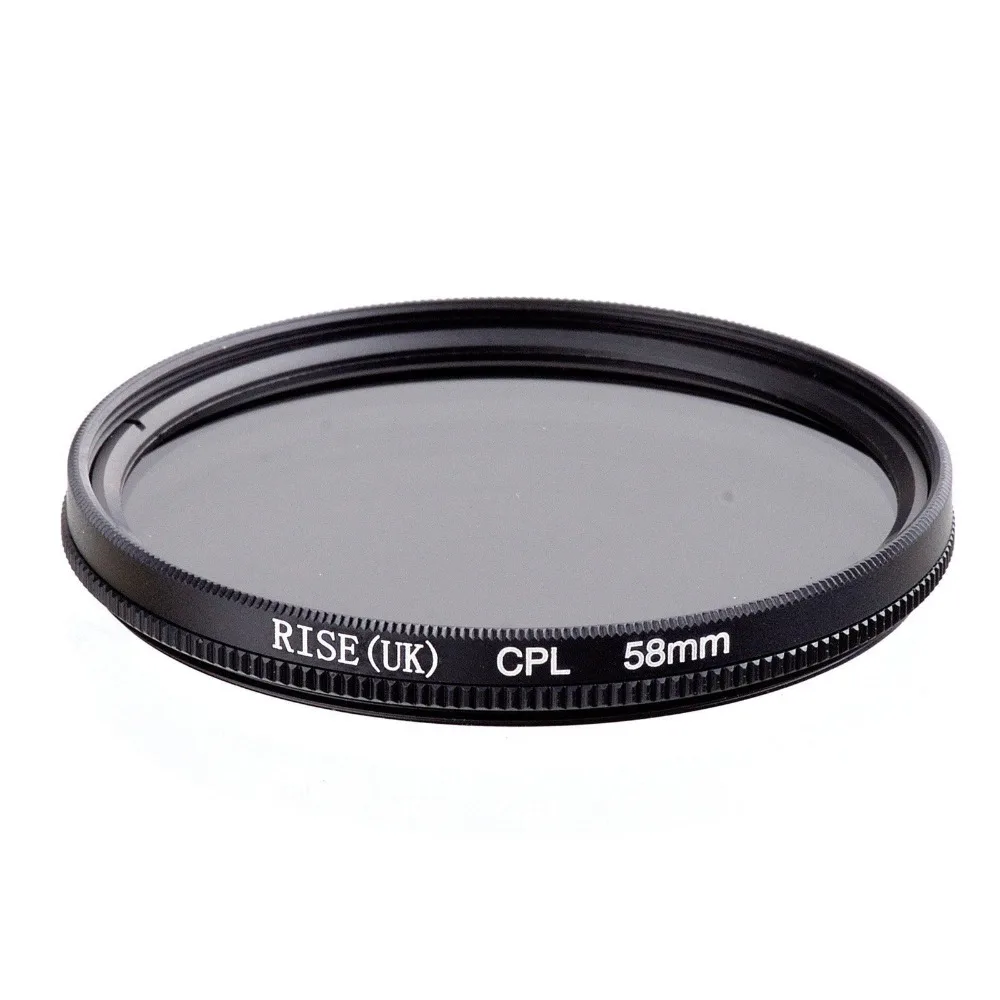 49 мм 52 55 58 62 67 72 77 RISE (UK) набор фильтров UV CPL поляризатор + ND 8 для Nikon Canon DSLR камер|filter