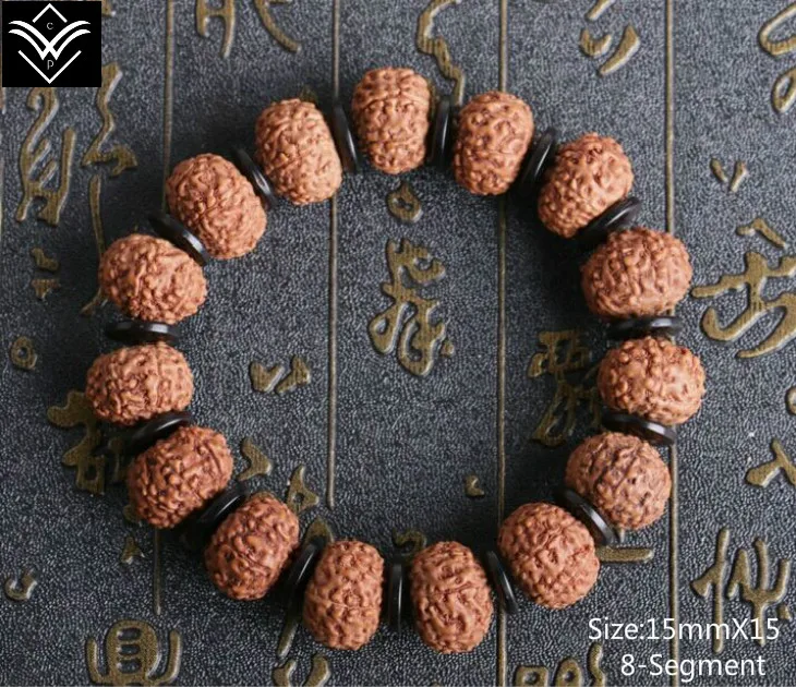Rudraksha 8 Segments 15mmX10 Fleshy Buddha Bead Bracelet | Украшения и аксессуары