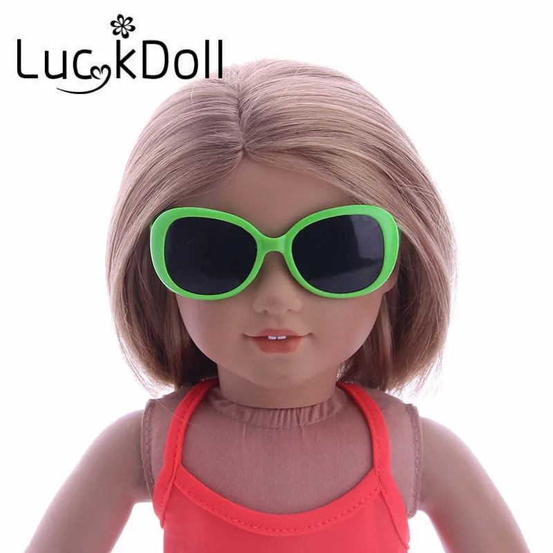 Модные солнцезащитные очки LUCKDOLL подходит для кукол 18 дюймов аксессуары игрушки