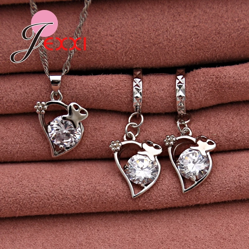 Высокое качество для женщин дамы личности популярные Кристалл ожерелье серьги