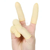 100pcs disposable latex rubber finger sets anti static finger hood industrial labor insurance thick non slip nail finger sale