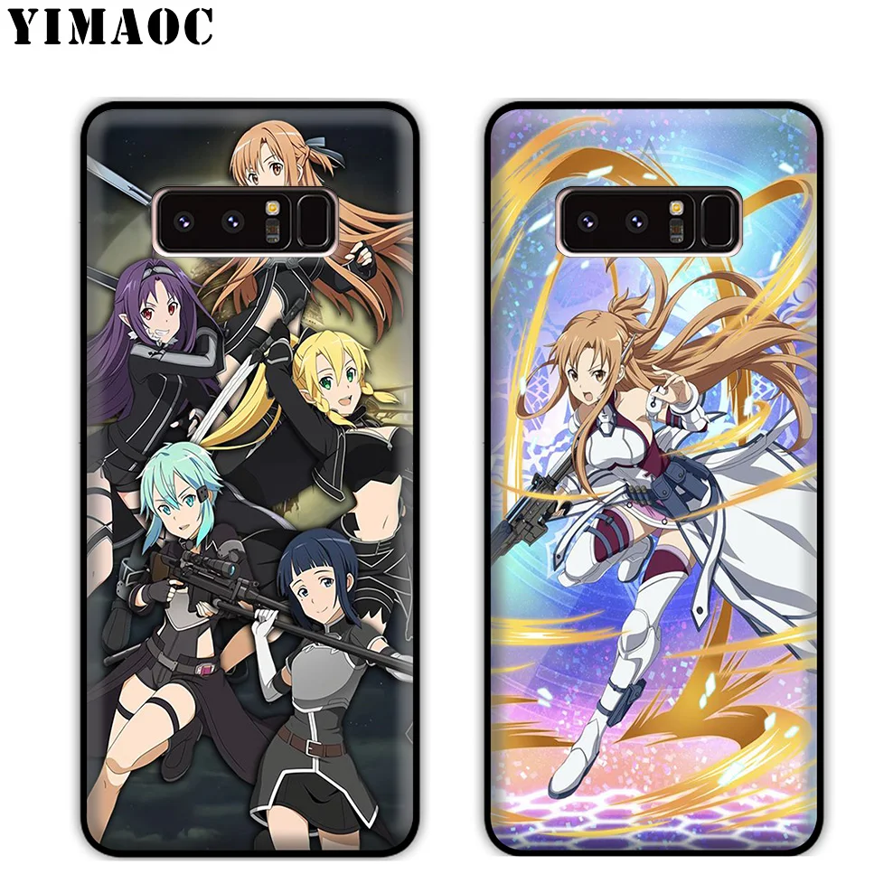 YIMAOC Sword Art Online Alicization Soft Silicone Case for Samsung Galaxy S10 S10e S9 S8 Plus S7 S6 Edge J6 Cover |