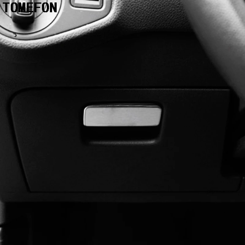 TOMEFON ABS Chrome Матовая Внутренняя спереди водительские перчатки коробка для