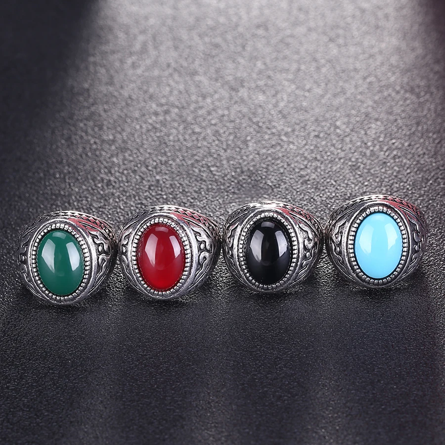 Винтажные кольца для женщин искусственное овальное богемное кольцо оптовая