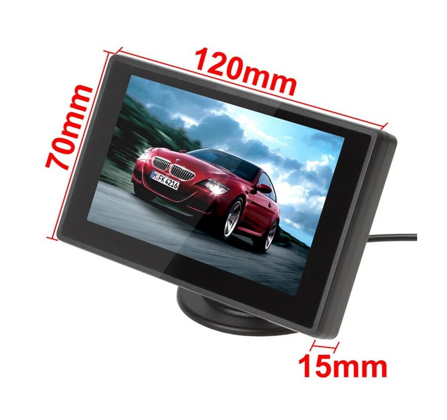 XYCING 480x272 пикселей 4 3 дюймовый TFT ЖК монитор для автомобиля автомобильный заднего