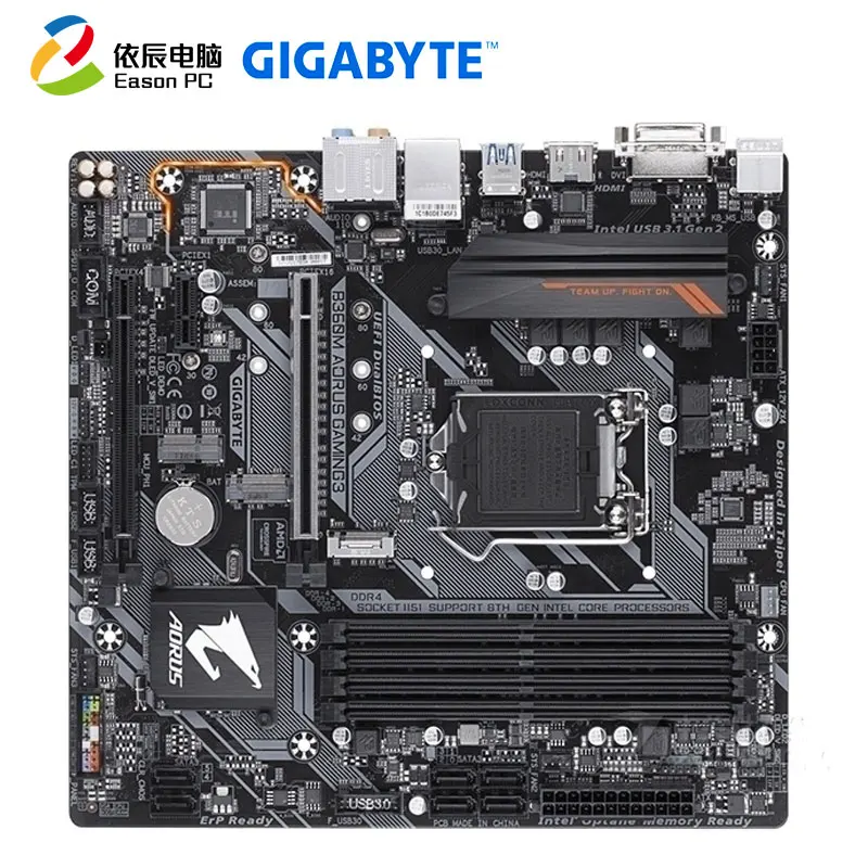 GIGABYTE GA B360M AORUS игровая 3 настольная материнская плата LGA1151 i3 i5 i7 DDR4 64G M.2 Micro