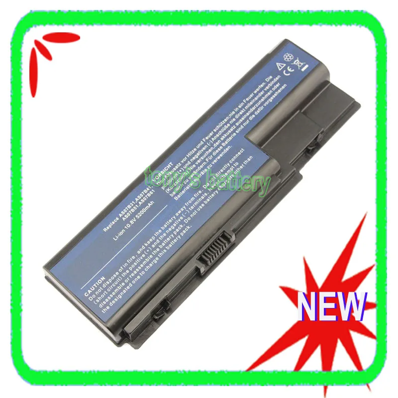 

Аккумулятор для ноутбука Acer Aspire 5230 5315 5520 5720 5920G 6920 6930 6920G AS07B41 AS07B42 AS07B51 AS07B31, 6 ячеек