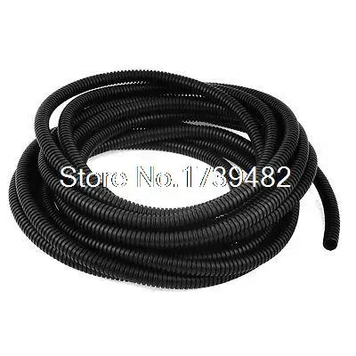 

10mm Diameter Flexible Corrugated Conduit Tube Pipe Hose Tubing 8M 26Ft