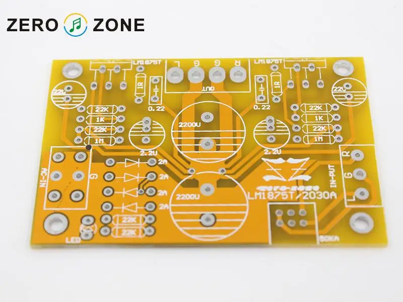 GZLOZONE Classic LM1875T / TDA2030A двухканальная печатная плата усилителя мощности|amplifier