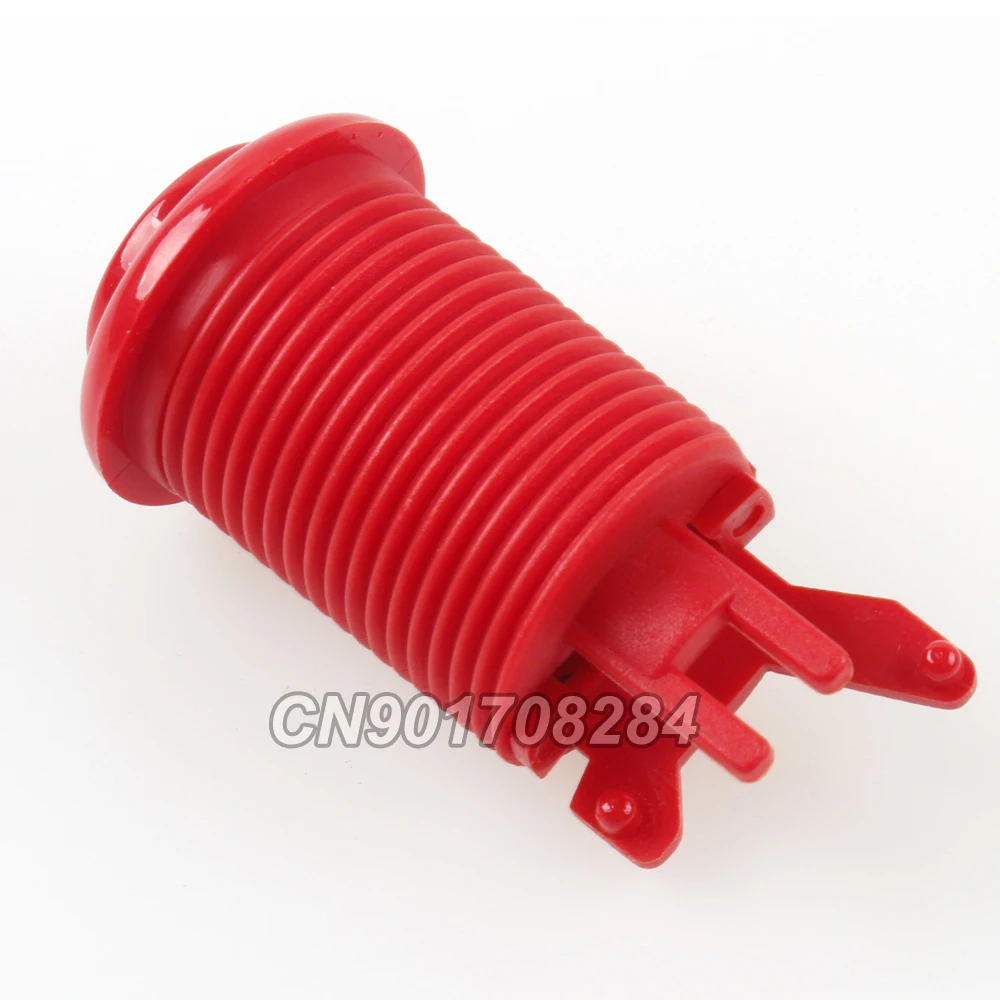 6x новая кнопка типа Happ с микро-переключателем для аркадных ПК PS3 Xbox 360 игр красные