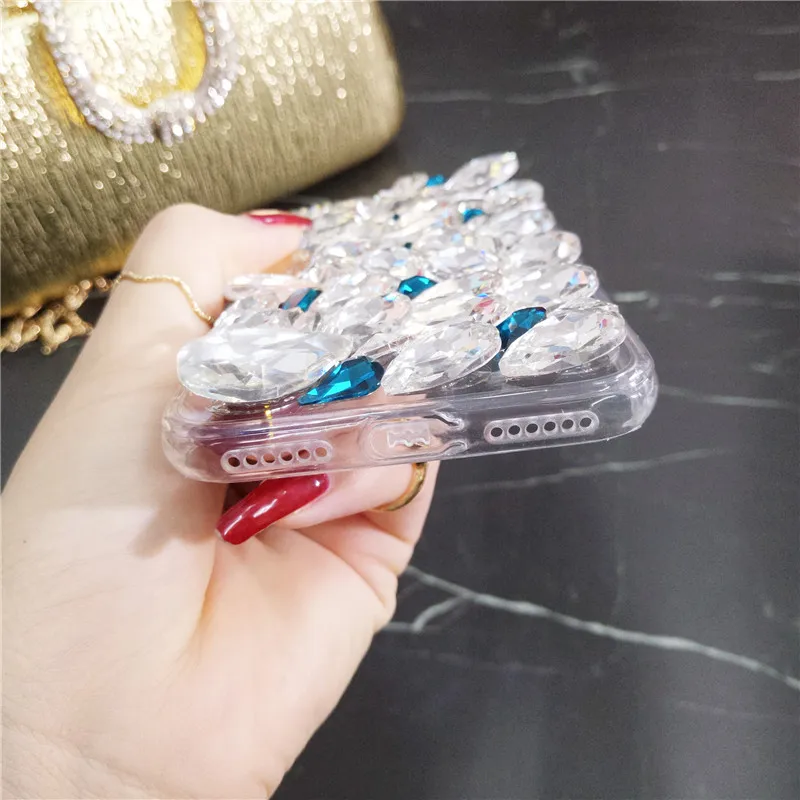 XSMYiss чехол для телефона для iphone 11 Pro MAX X XS MAX XR 5S 6S 7 8 PLUS Роскошный милый Алмазный Блестящий Стразы чехол