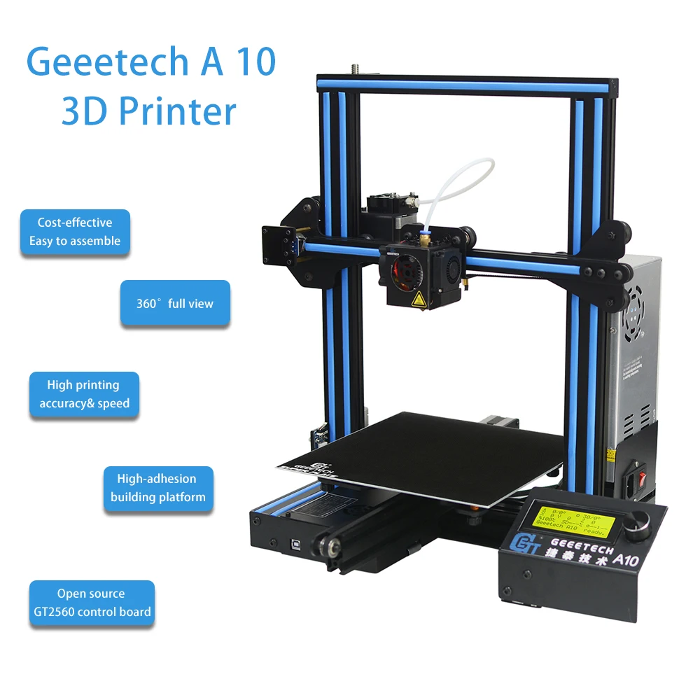 3D принтер Geeetech алюминиевый набор для сборки I3 обновленная версия высокая