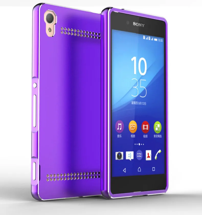 Металлический алюминиевый чехол для Sony Z 5 металлическая рамка с задней крышкой