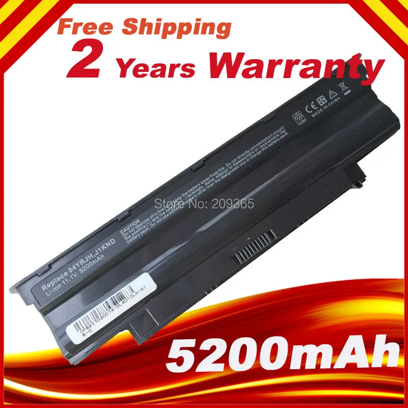 J1KND Аккумулятор для ноутбука DELL Inspiron N5010 N5110 14R N4010 148 15R 17R N5010D N7010 N7110|battery for dell|laptop