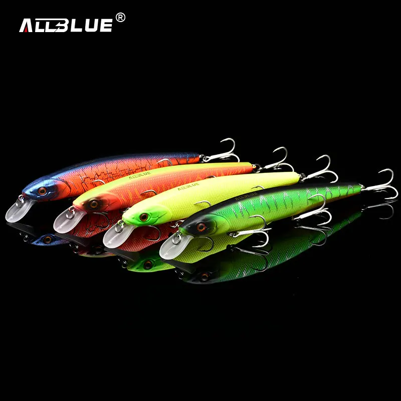 ALLBLUE Кракен 128SP лучшее качество Рыбалка воблер 24 5 г/128 мм Приостановить Minnow Pike Bass