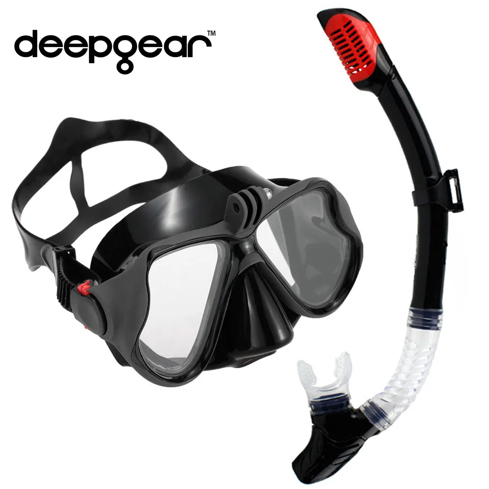 Набор для дайвинга DEEPGEAR близорукости маска подводного плавания с креплением
