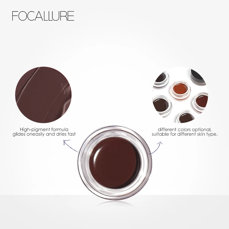 FOCALLURE 5 цветов гель для бровей водонепроницаемый усилитель для бровей Тени для макияжа крем для бровей