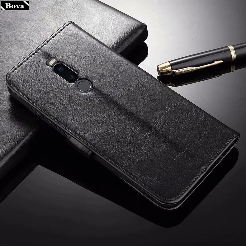 Чехол из искусственной кожи для Meizu X8 держатель для карт чехол для Meizu X8 чехол для телефона из искусственной кожи кошелек откидная крышка