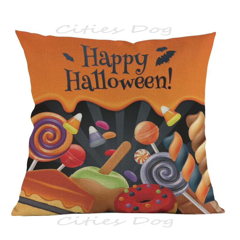 Подушка на Хэллоуин чехол для подушки Happy candy аксессуары украшения дома Наволочки