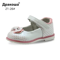 apakowa girls sandals summer kids anti slip real genuine leather lining shoes for girls toddler flats casual shoes new arrival