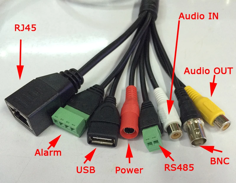 P2P сети 1/3 "OV4689 CMOS 4MP 3MP IP Камера модуль BNC Видео выход Hi3516D ONVIF безопасности
