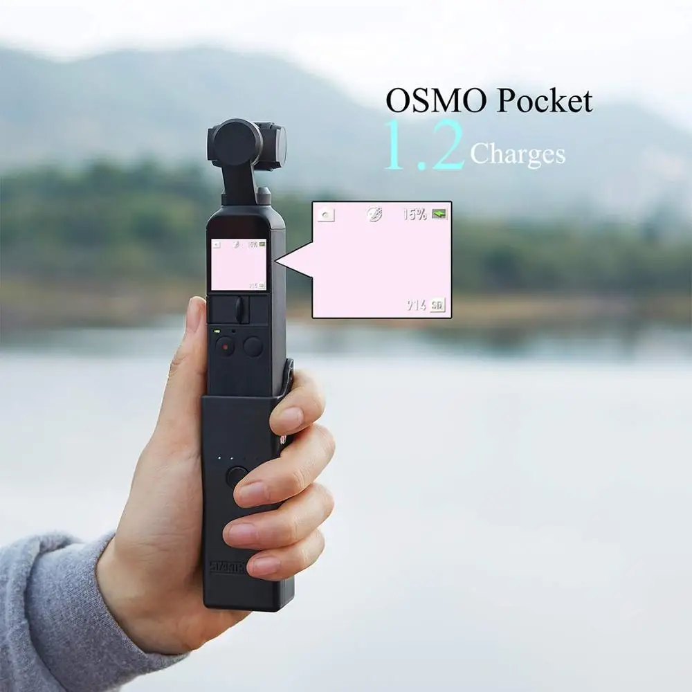 STARTRC OSMO Карманный зарядный чехол 3200 мАч Быстрая зарядка портативный внешний аккумулятор/зарядное устройство для DJI OSMO карманные аксессуары