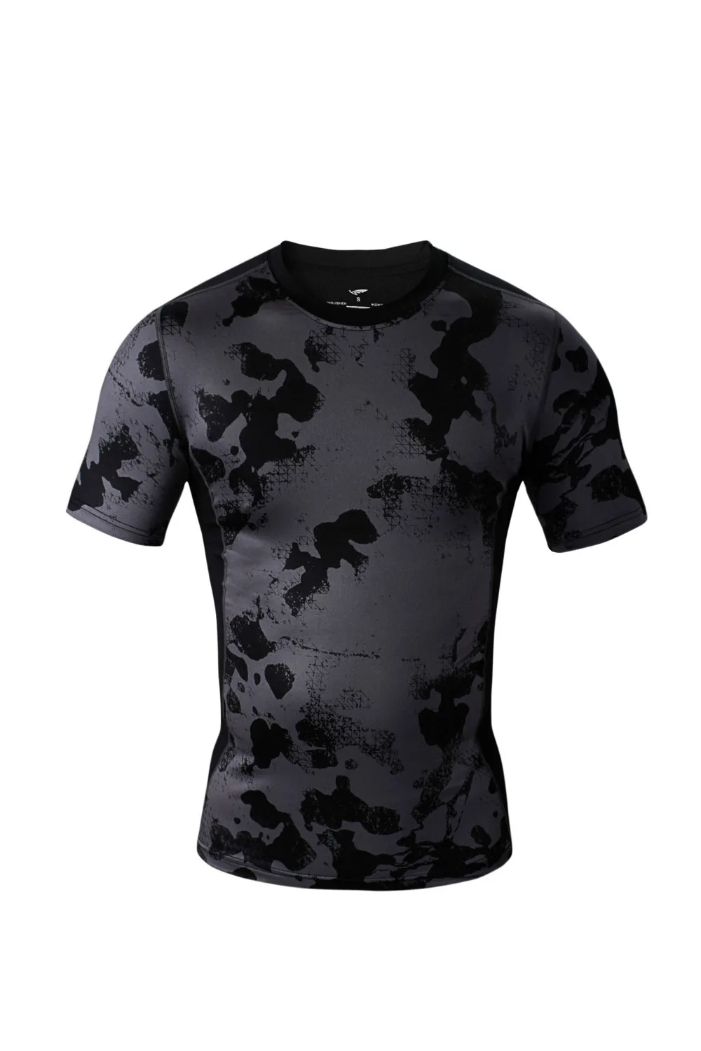 Skin Tights Rash Guard W/ Double Graphic Compression Base Layer MMA GYM Crossfit Running Bodybuilding Tops Shirts | Мужская одежда