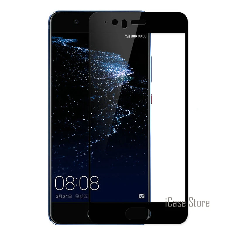 Полное покрытие Экран протектор Закаленное Стекло для Huawei P10 Lite P8 2017 P9 рlus Nova НУА