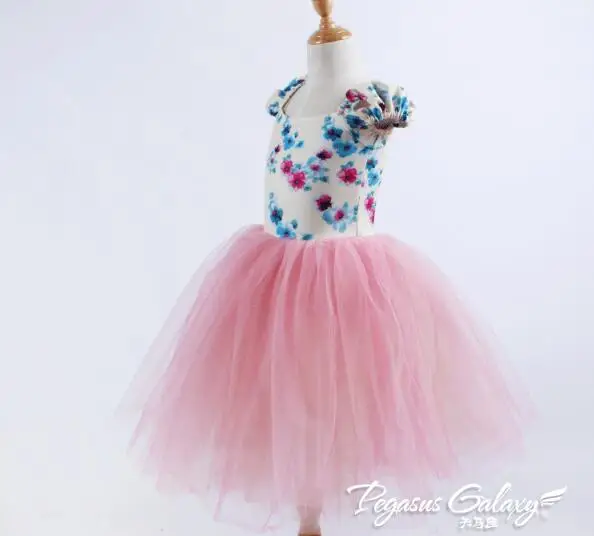

ballet dress for girls flower printing tu tu dress ballet tutu dress ballerina